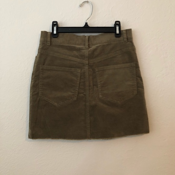 Corduroy mini skirt - Picture 2 of 4